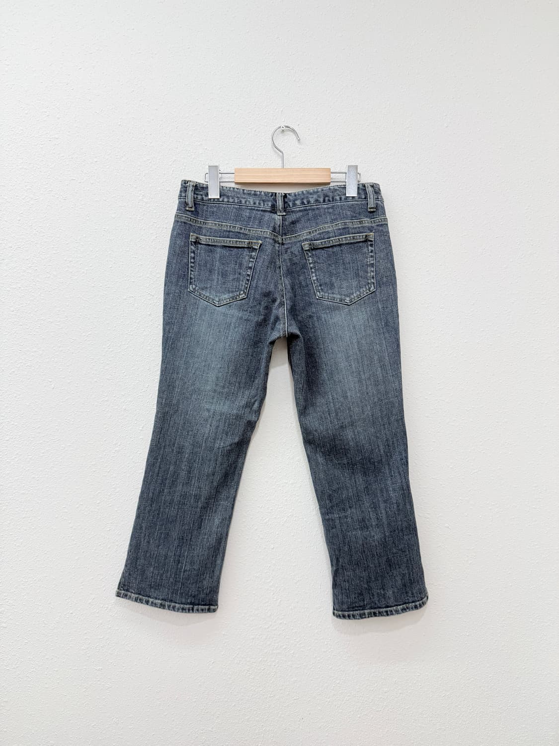 빈티지 oririn jeans 자수 데님 카프리 팬츠 상품이미지4