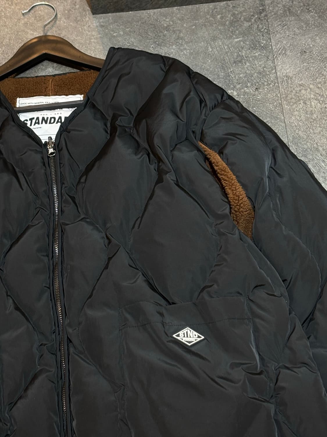 제너럴아이디어 스탠다드 오리털 양면 롱패딩 S 상품이미지5