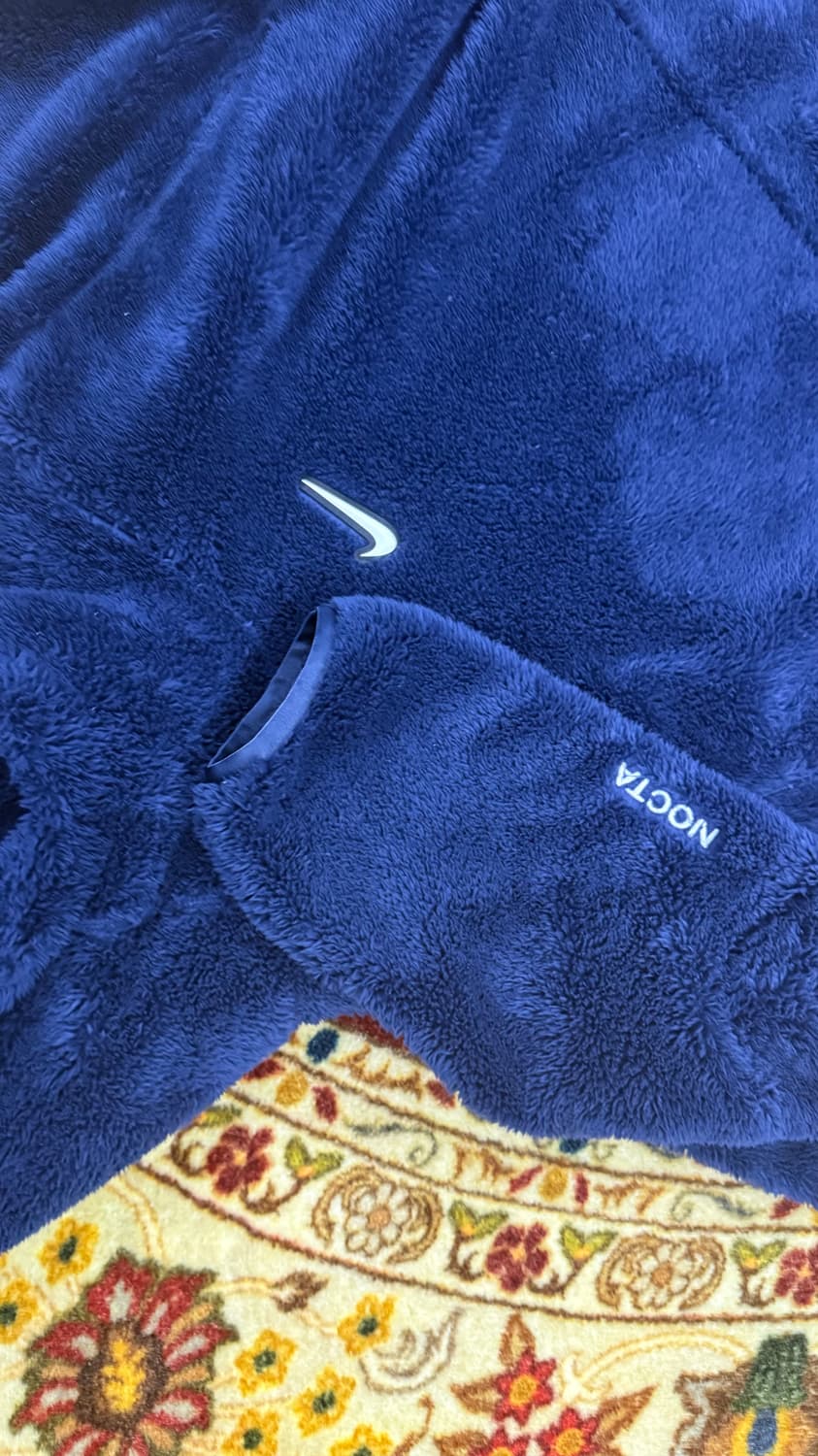 SSS급) 실착 1회 나이키x드레이크 NOCTA 플리스 후드티 네이비 상품이미지2