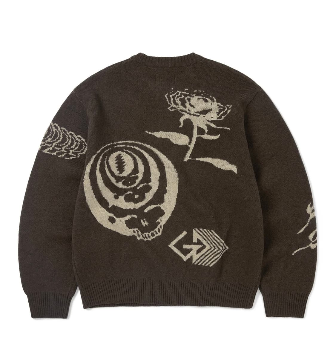 GD Iconography Knit Sweater Brown 상품이미지5