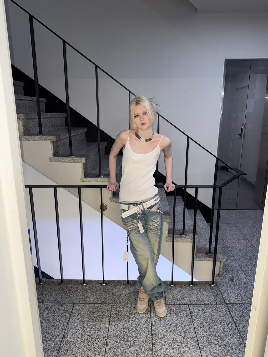 rib knit tank top 상품이미지3