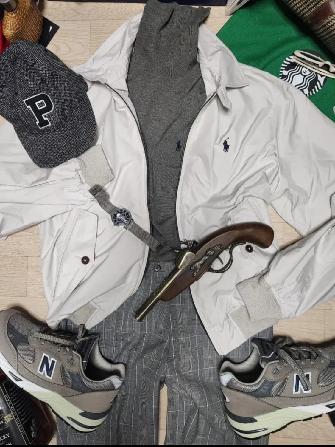 (새상품)POLO RALPH LAUREN 블루종 자켓 윈드 점퍼 상품이미지7