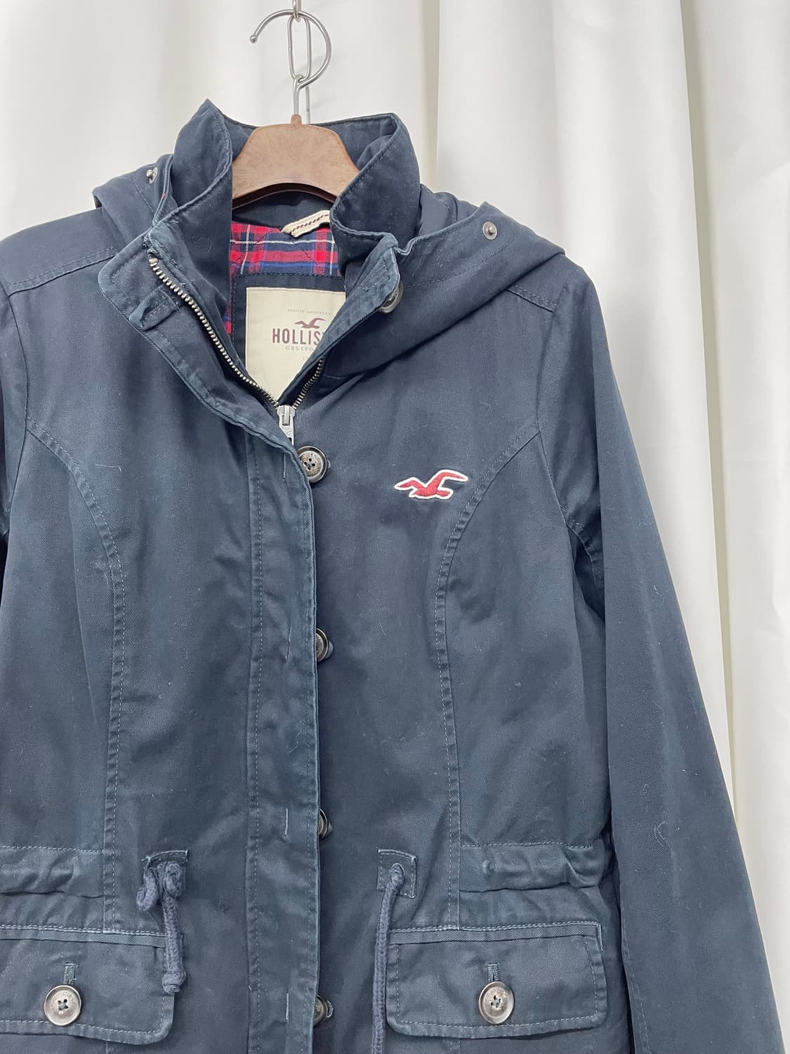 홀리스터 네이비 로고 자켓 핀터깔 상품이미지7