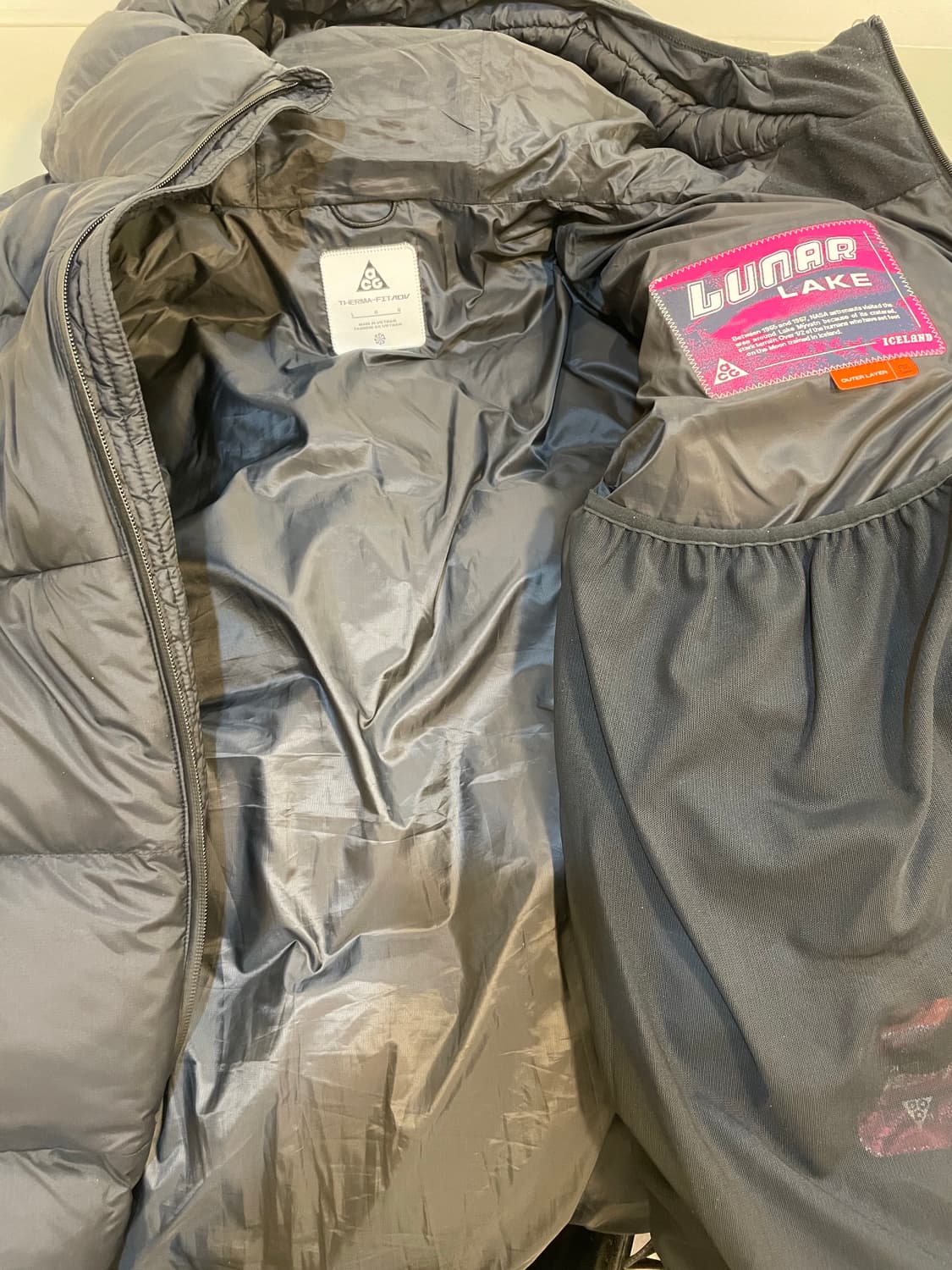 나이키 ACG 써마핏 ADV 루나 레이크 루즈 후드 자켓 블랙 서밋 화이 상품이미지2