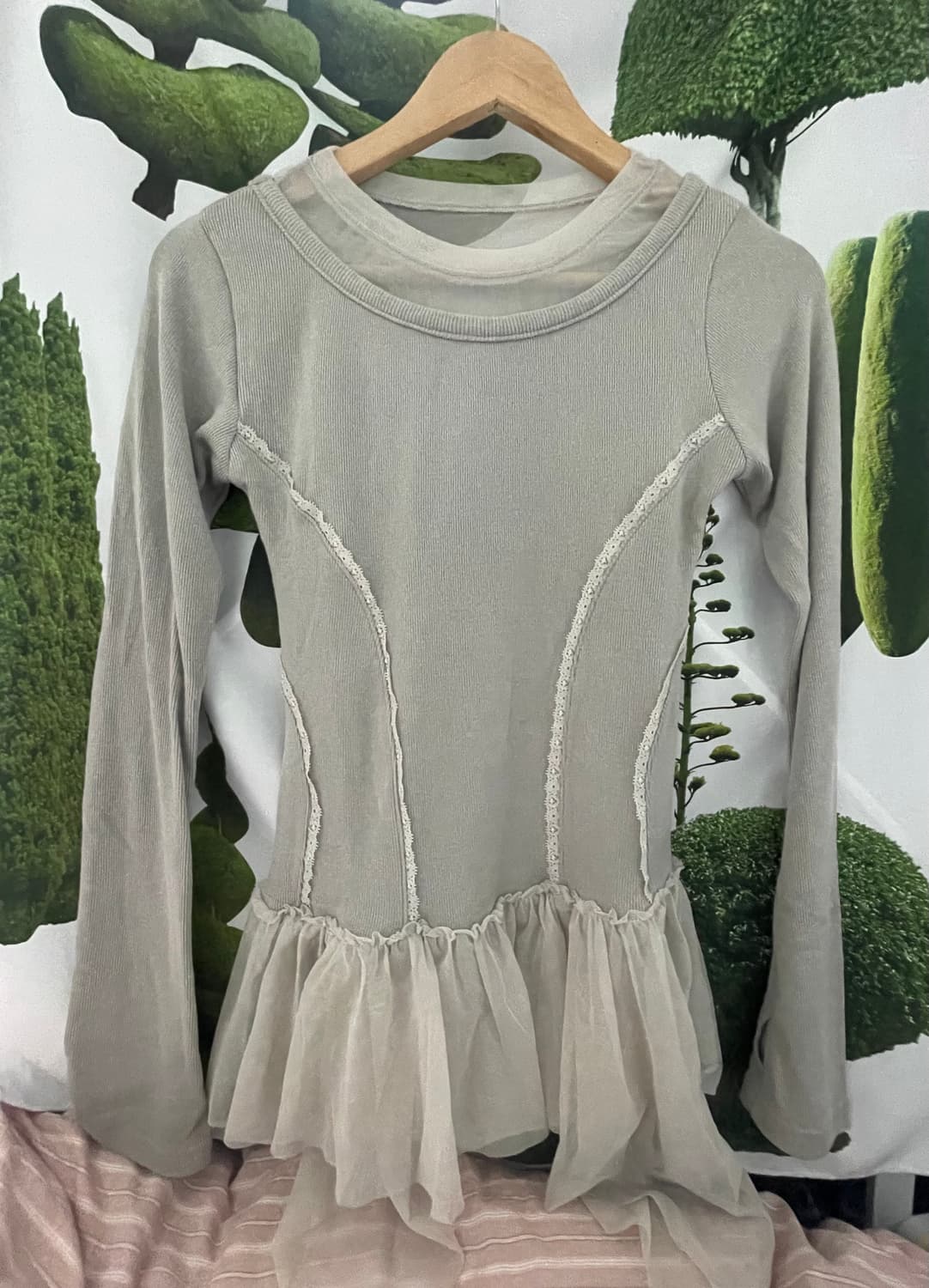 플레어업 Layered Lace Frill Long Sleeve 상품이미지4