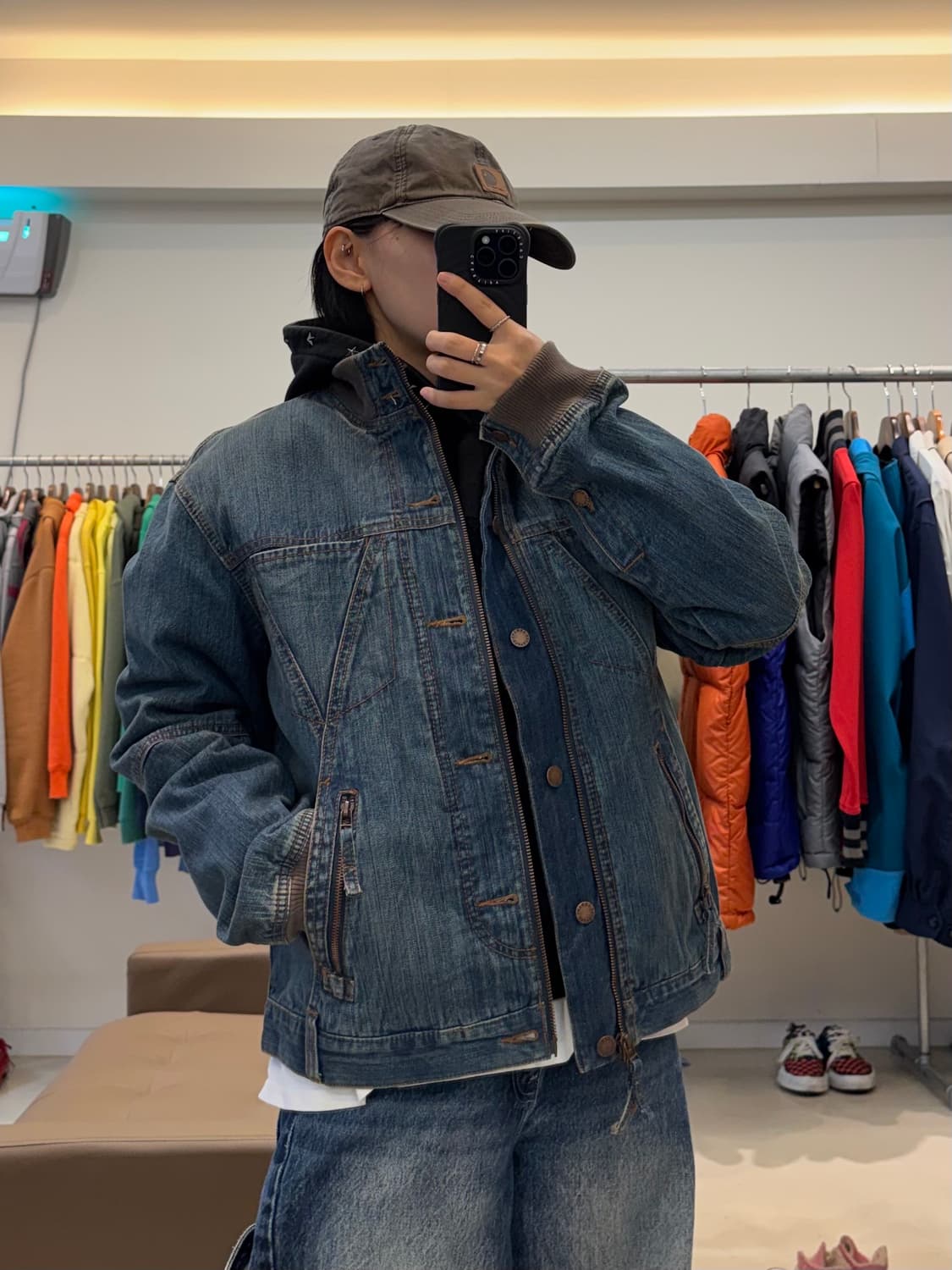 알마니 스티치 투웨이 데님자켓 상품이미지7