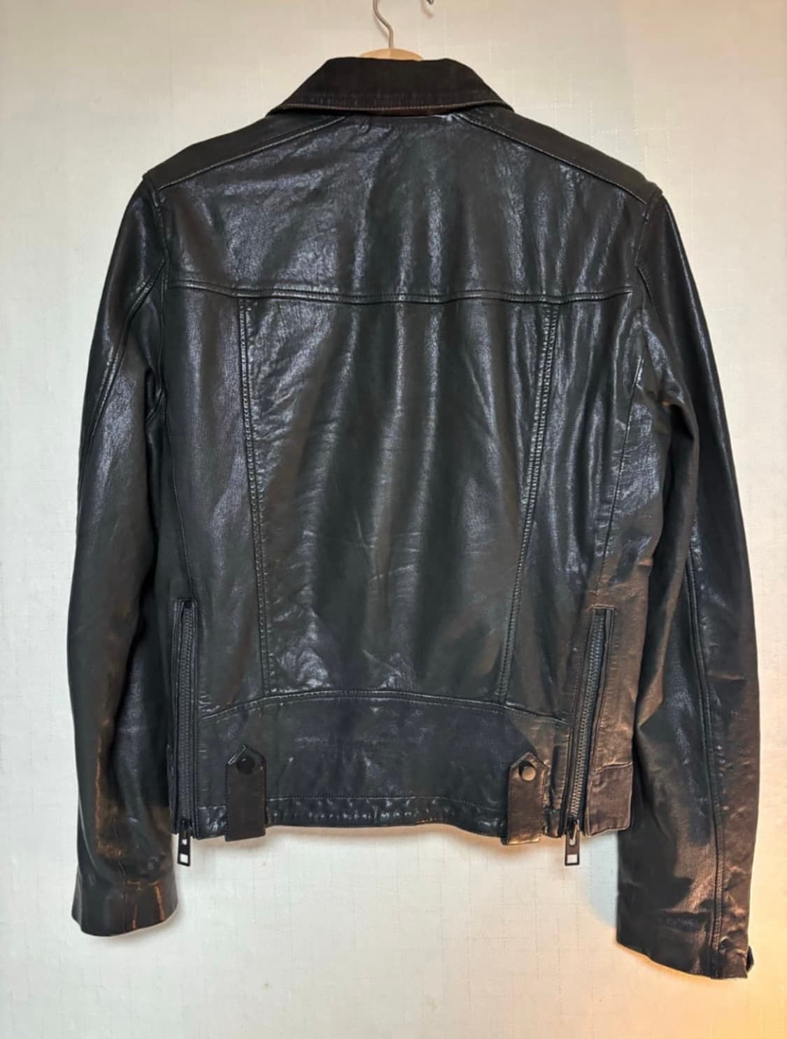 올세인츠 레더데님 자켓 s 상품이미지3