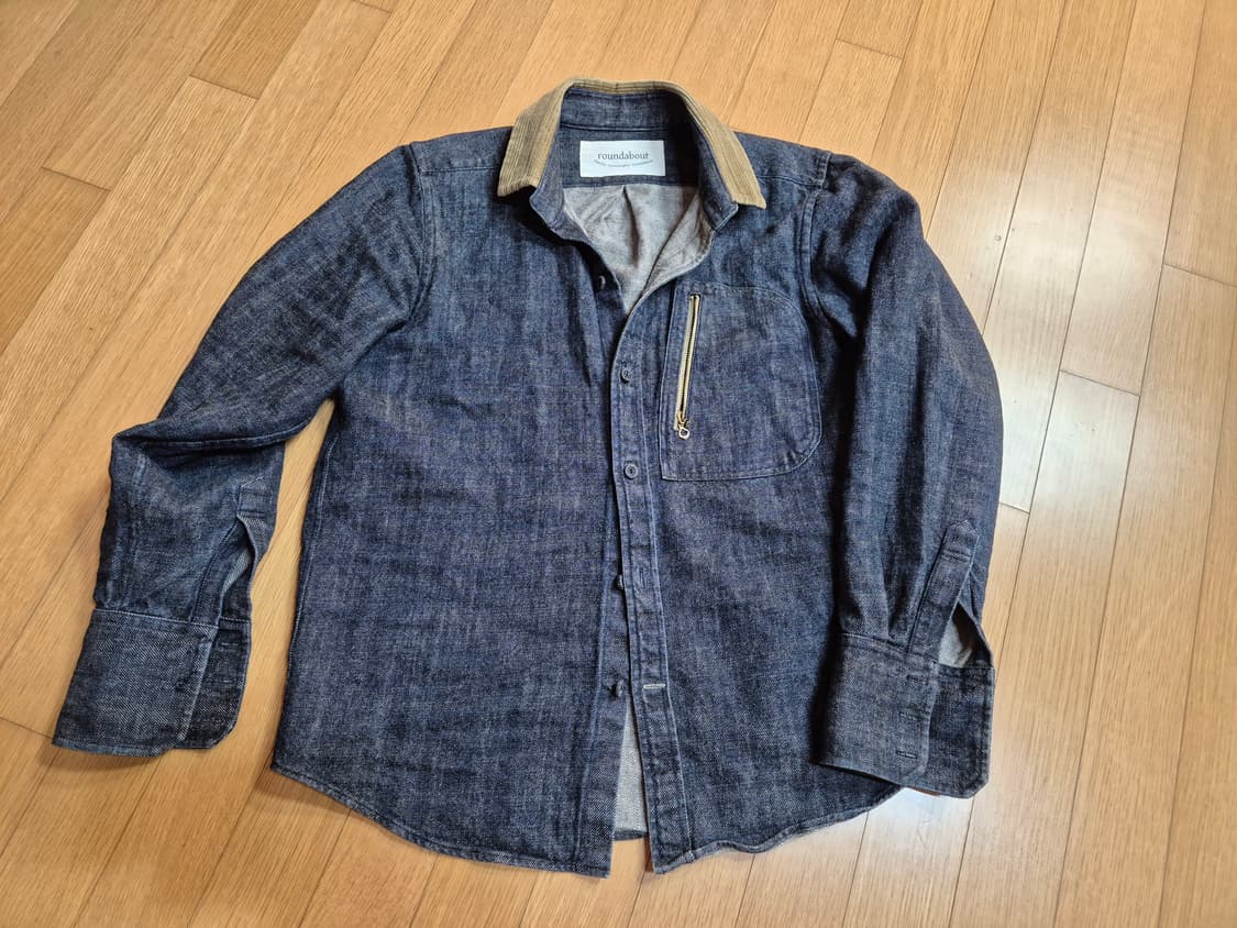 일본 Roundabout 데님 셔츠 상품이미지1