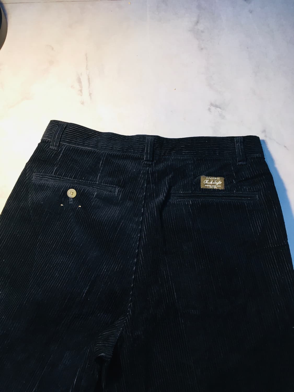 90’S 컨버스 데드스탁 코듀로이 더블 핀턱 팬츠 루즈핏 상품이미지4