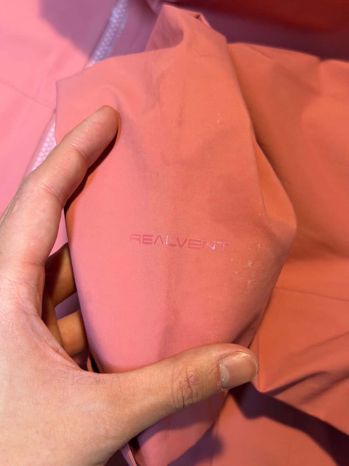 노스페이스 슈퍼벤트 고프코어 바람막이 자켓 핑크 상품이미지3