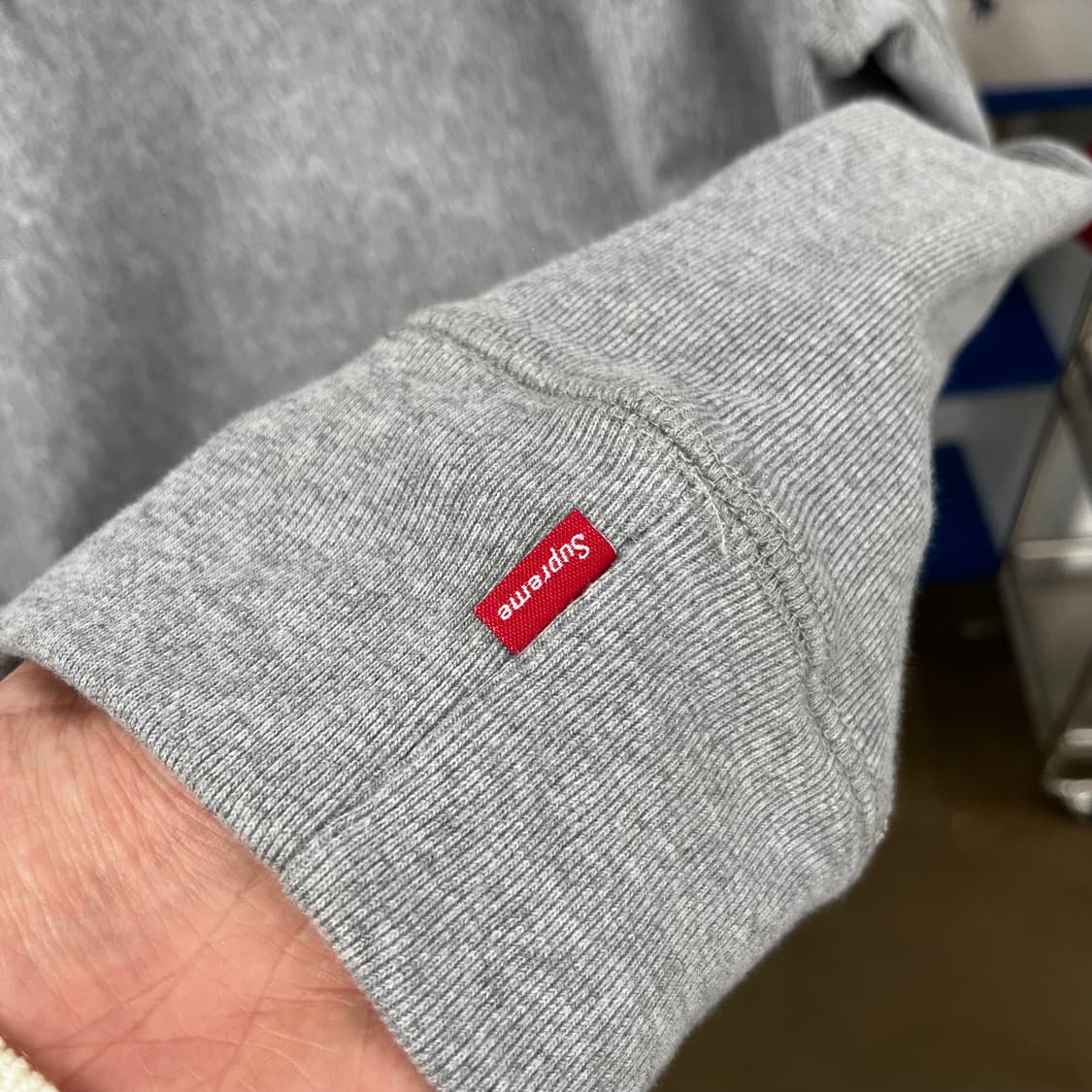 슈프림 x 스와로브스키 박스로고 스웻후드 XL 상품이미지6