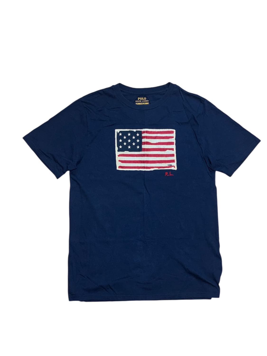 폴로 랄프로렌 네이비 성조기 반팔 상품이미지1