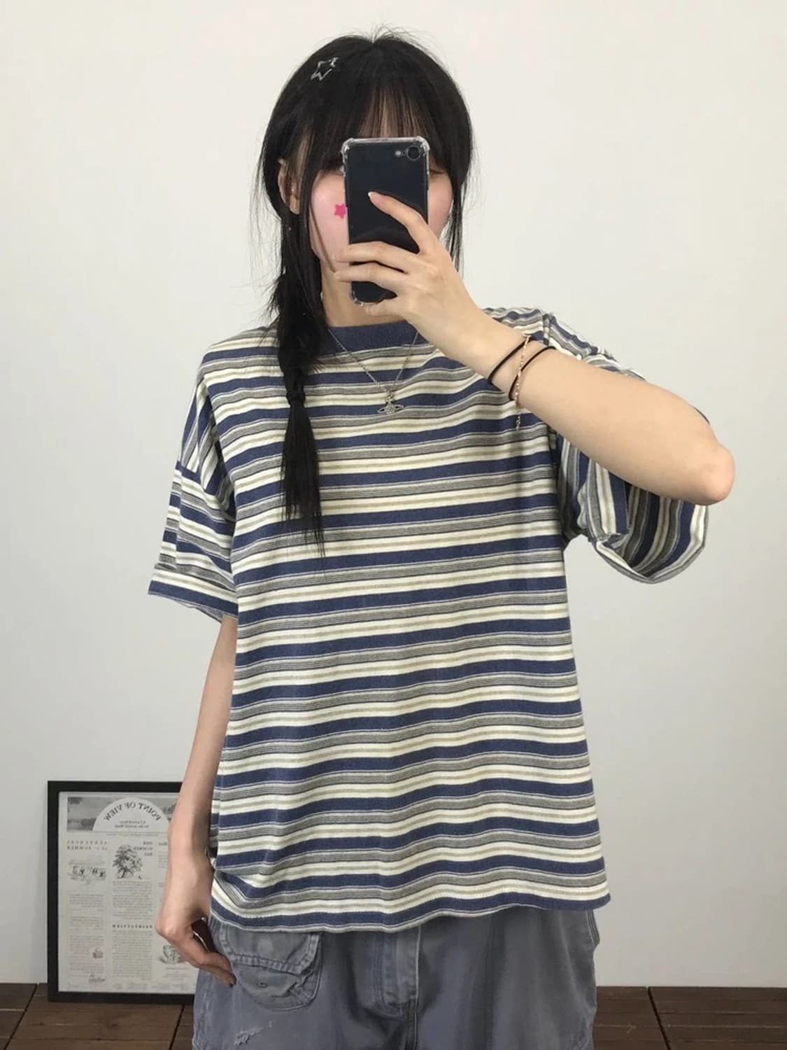 90s Bale Dyed Originals Stripe Tee 상품이미지1