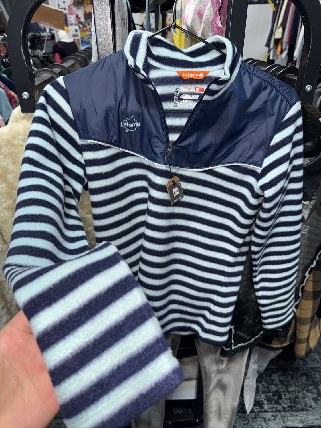 lafuma 스트라이프 키치 반집업 폴리스 상품이미지7