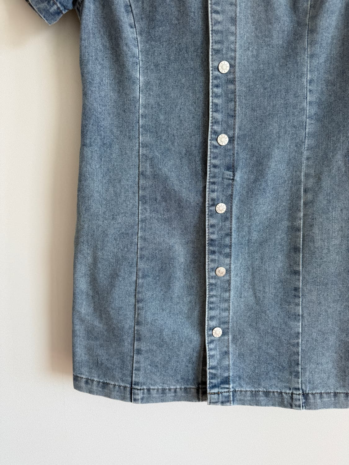 플랙(PLAC) 데님 버튼업 원피스 상품이미지3