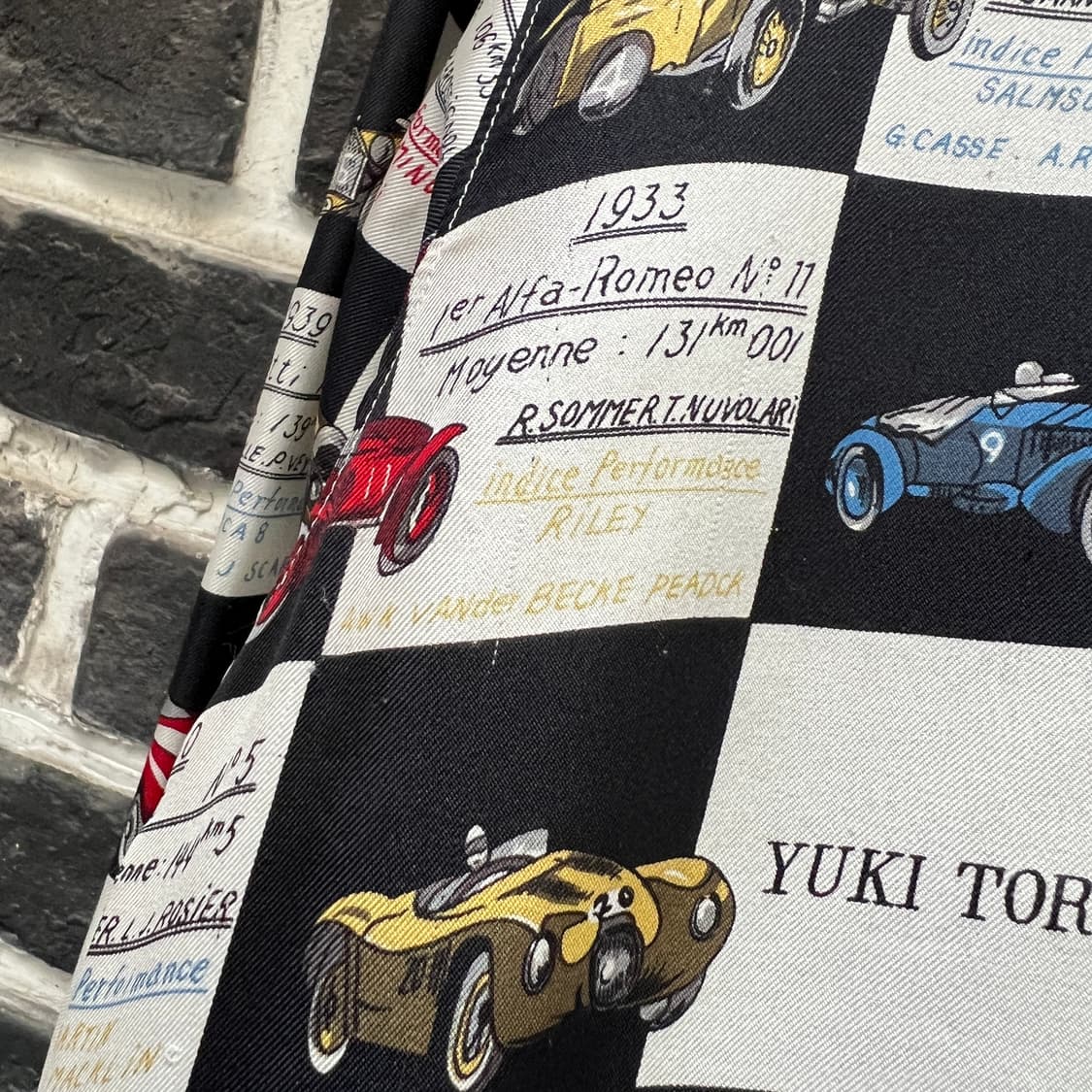 YUKI TORII 클래식카 실크 셔츠 상품이미지10