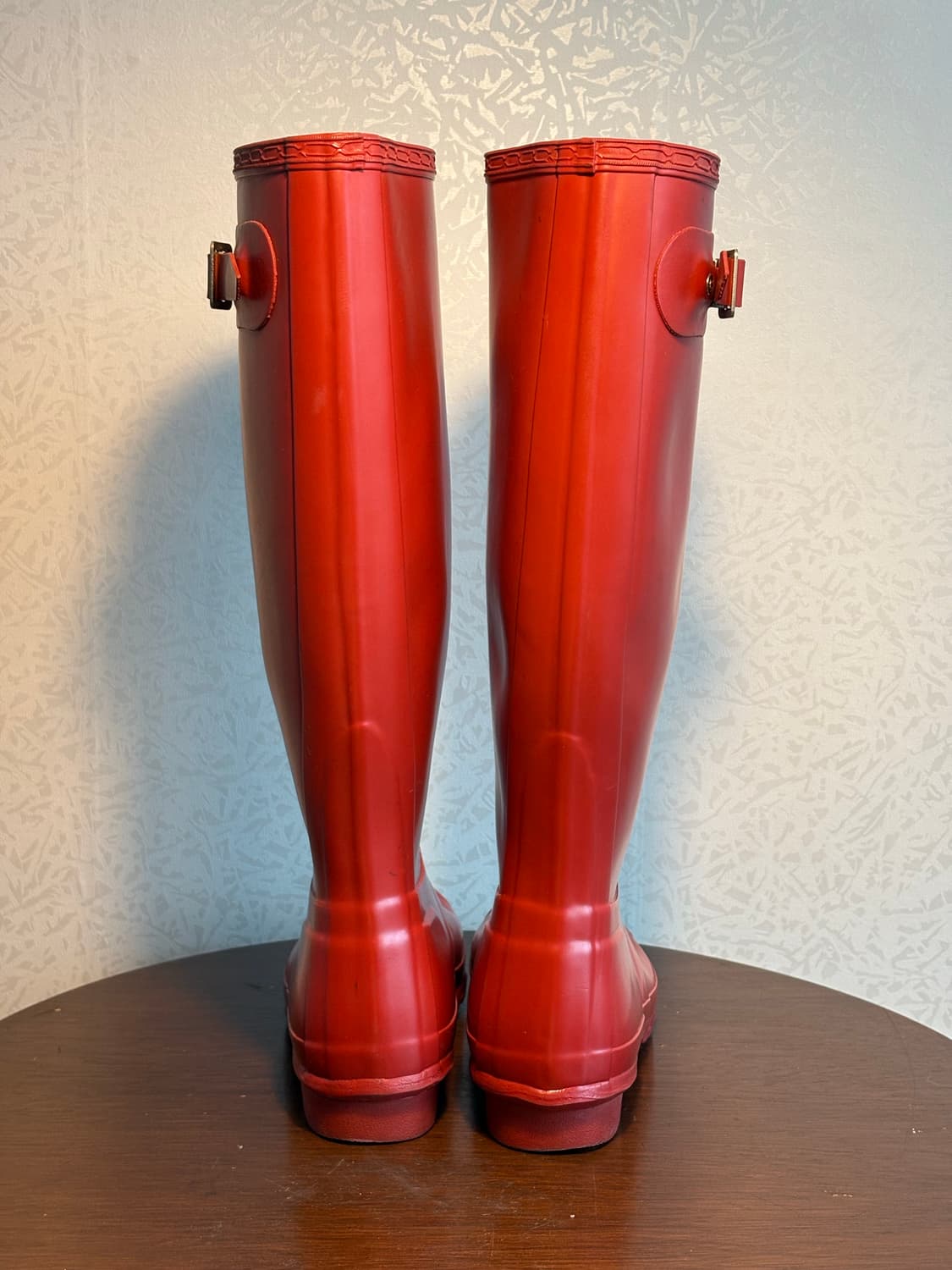 빈티지 헌터 레인부츠 레드 상품이미지4