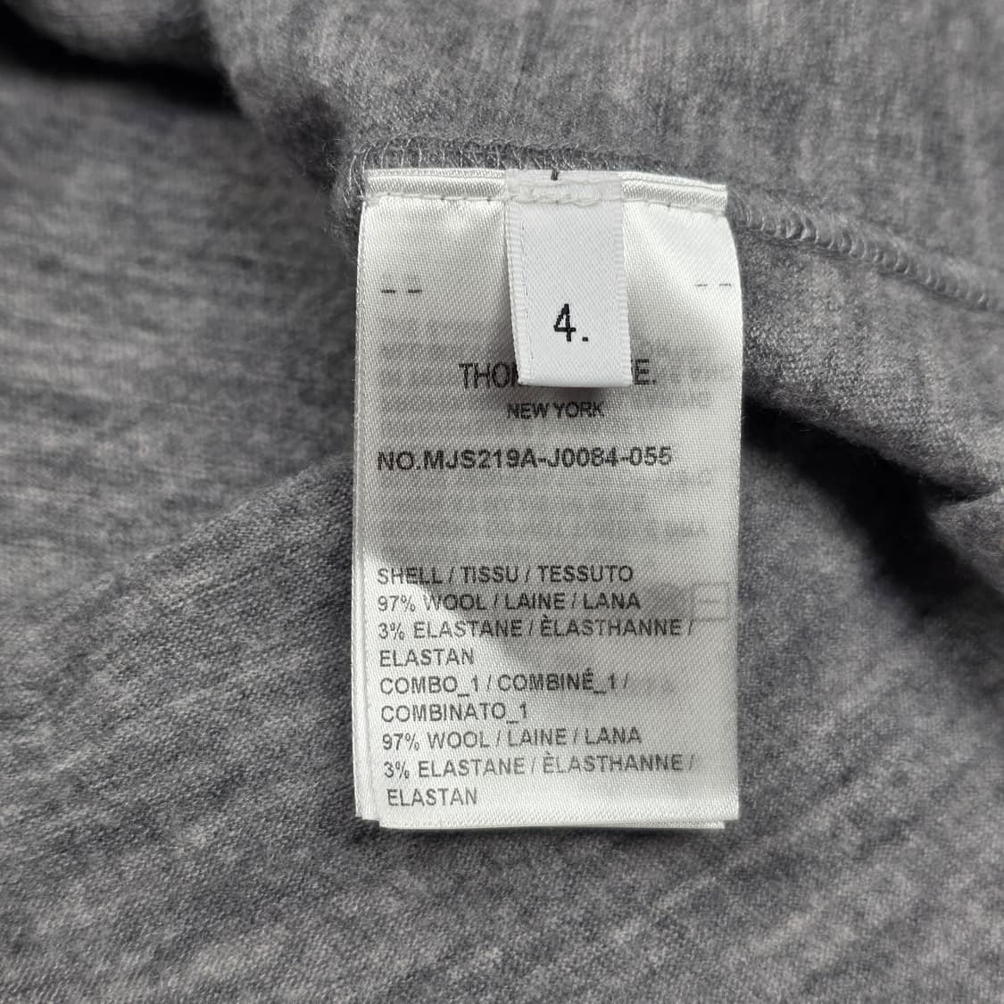 톰브라운 4바 울 반팔 티셔츠 상품이미지6