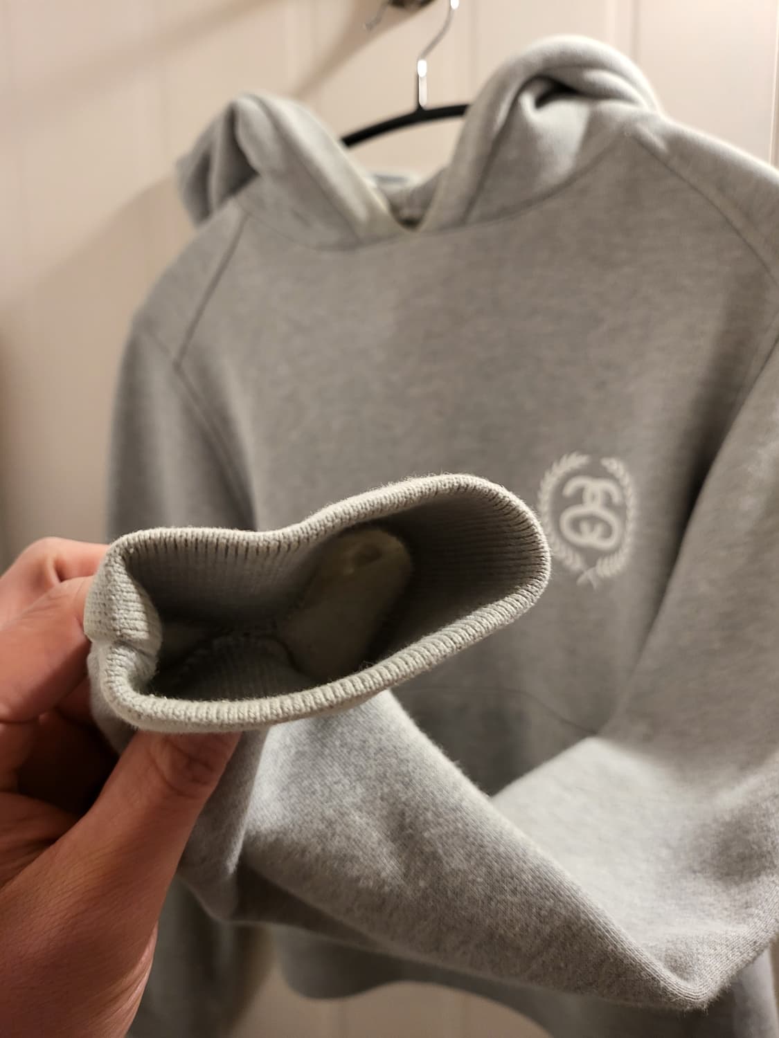 [S]스투시 Stussy 회색 후드티 상품이미지5