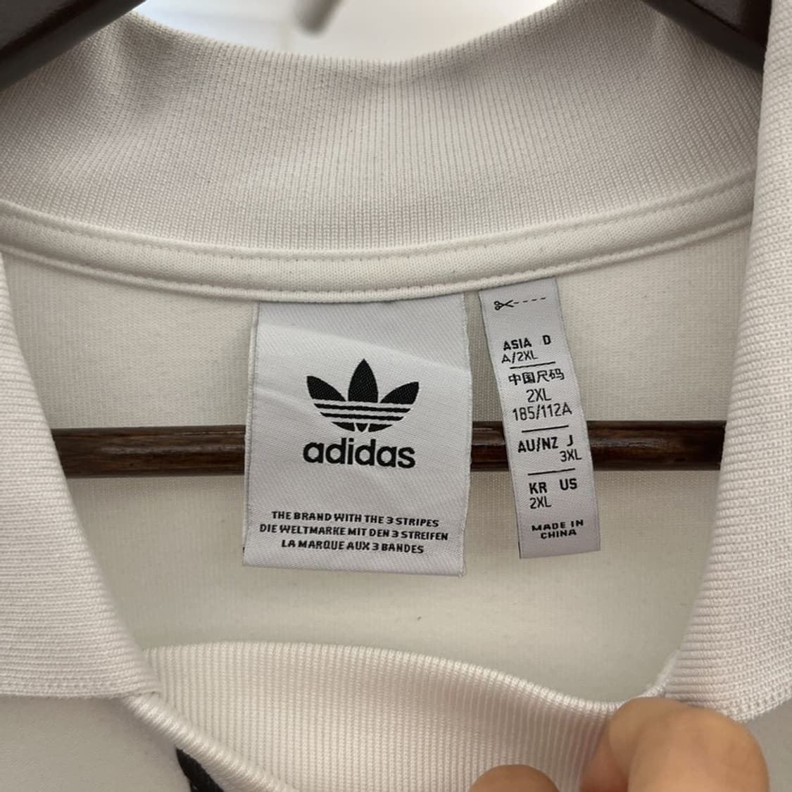 아디다스 올드스쿨 레트로 풋볼 스트라이프 반팔티 2XL C12503 상품이미지5