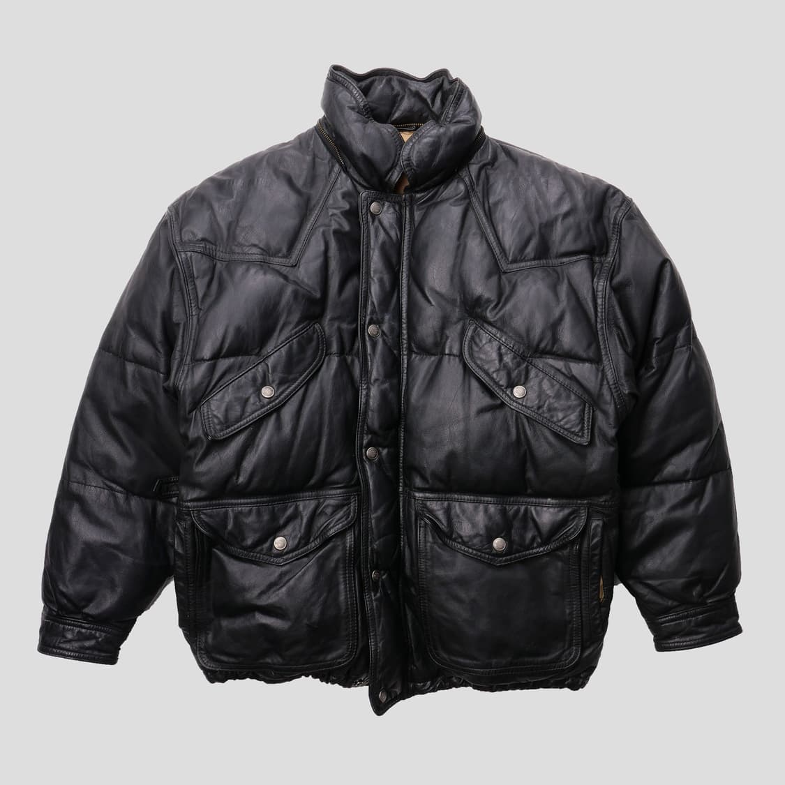 할리 데이비슨 웨스턴 레더 다운 자켓 상품이미지1