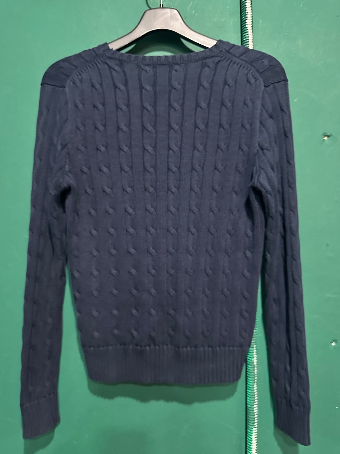 폴로 꽈베기니트 네이비M 상품이미지2