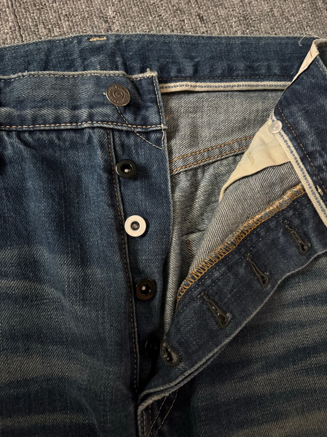 [34] 비즈빔 데님팬츠 셀비지 상품이미지7