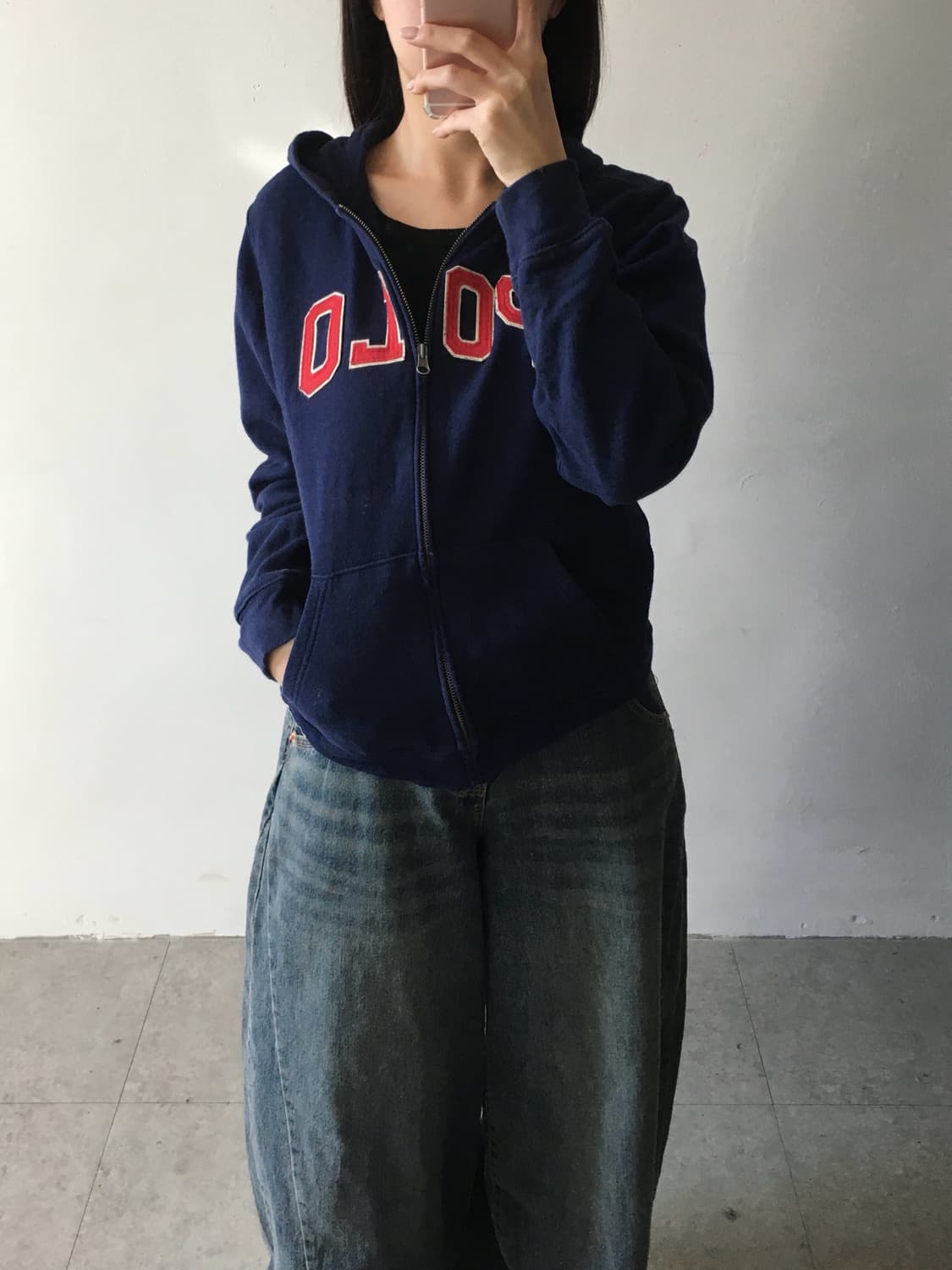 폴로 랄프로렌 빅로고 후드집업 상품이미지1