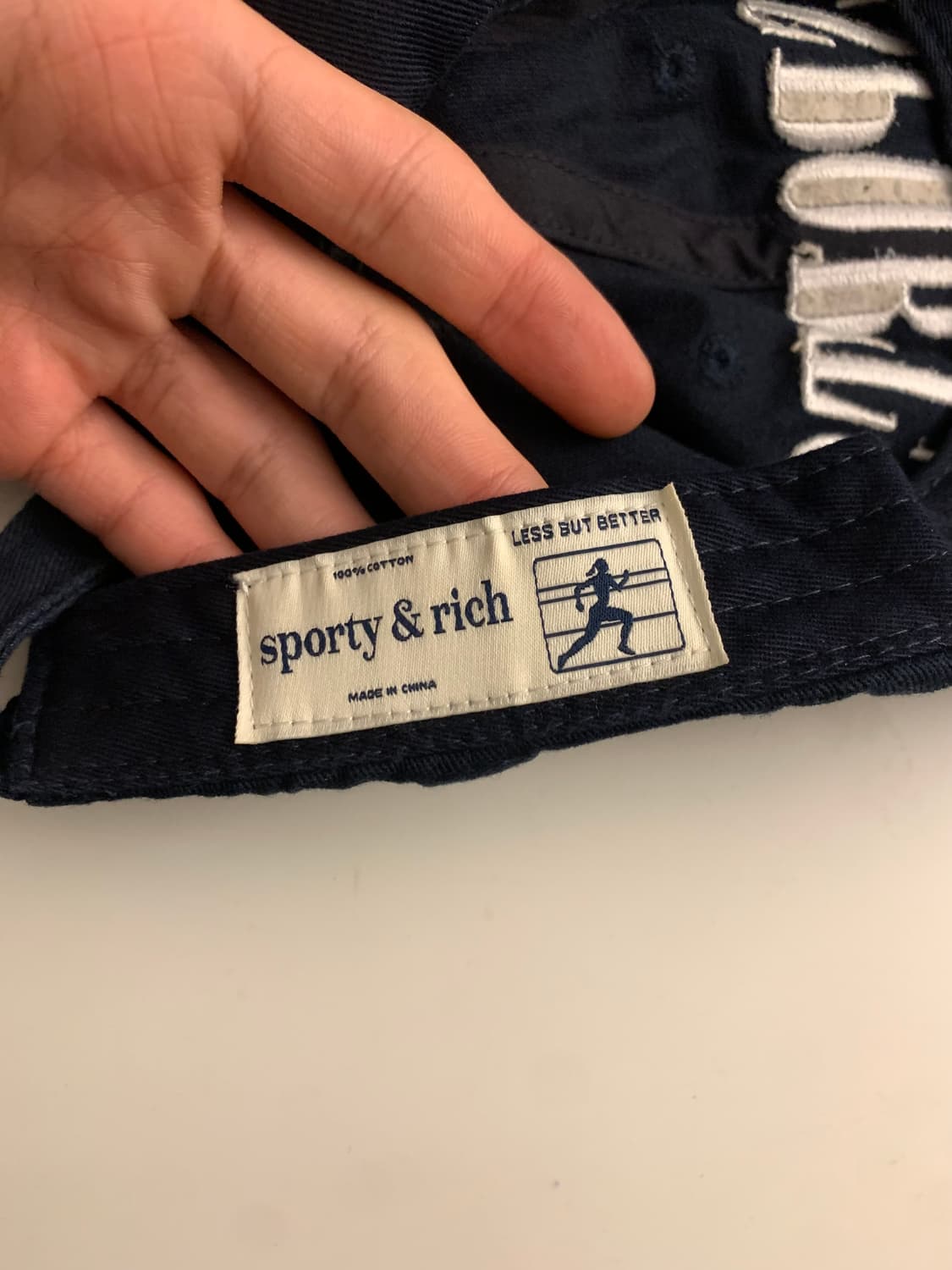 Sporty & Rich navy cap 상품이미지3