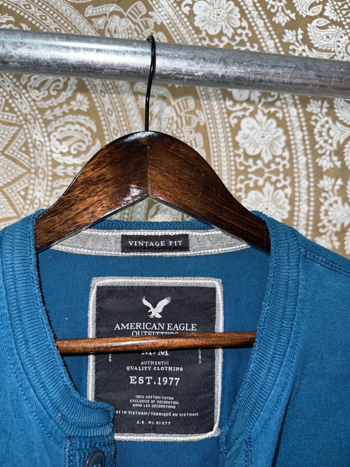 아메리칸이글 빈티지핏 헨리넥 긴팔 롱슬리브  상품이미지4