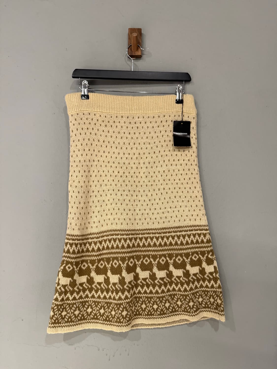 nordic pattern knit midi skirt 상품이미지8