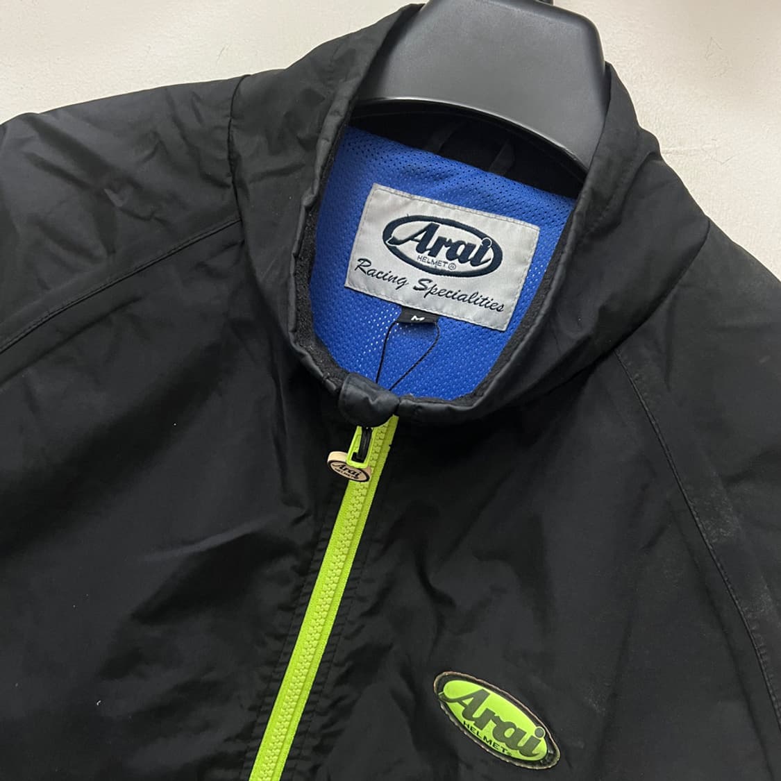 Arai 아라이 블랙 형광 바람막이 라이더 자켓 M 상품이미지4