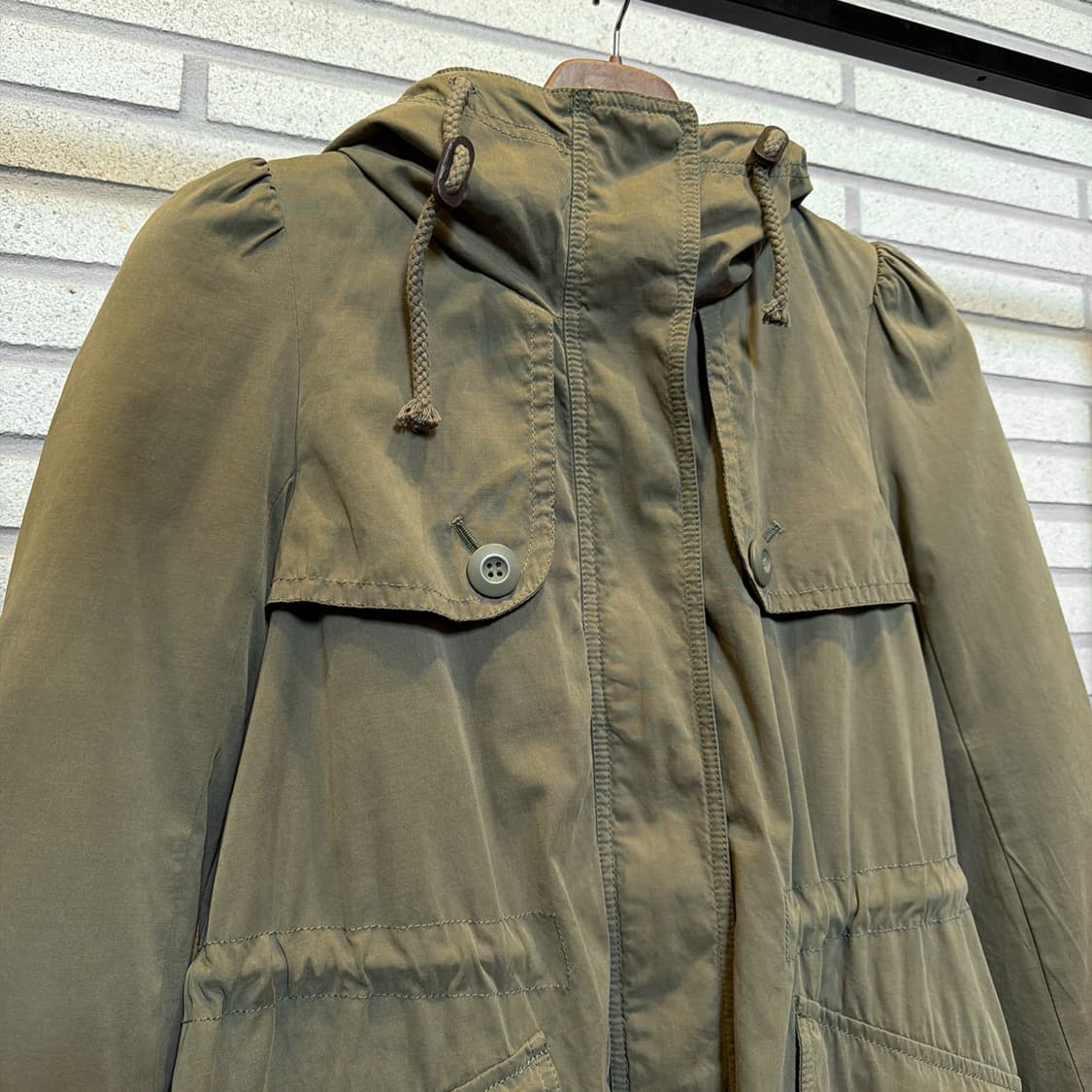 JPN VINTAGE 소프트 밀리터리 필드자켓 보아퍼 안감 탈부착 디테일 상품이미지4