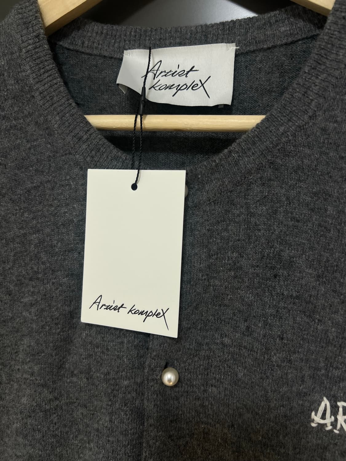 아티스트컴플렉스 진주 베이직 가디건 상품이미지7