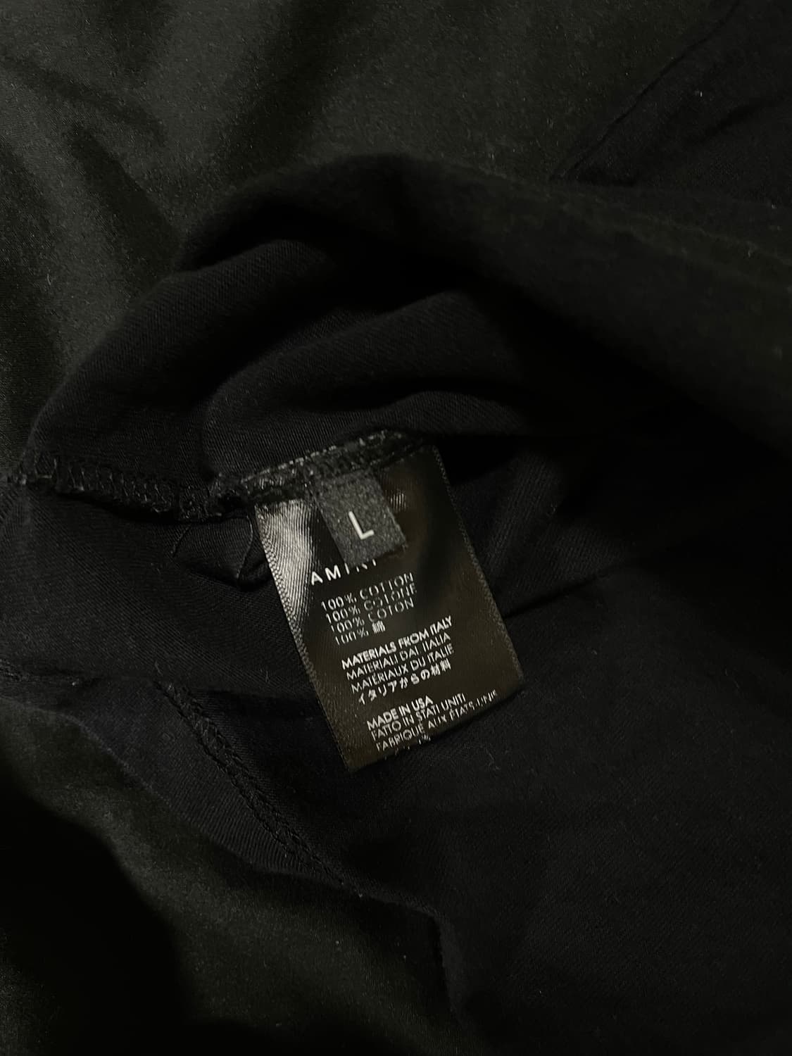 아미리 등판로고 반팔 티셔츠 L 상품이미지3