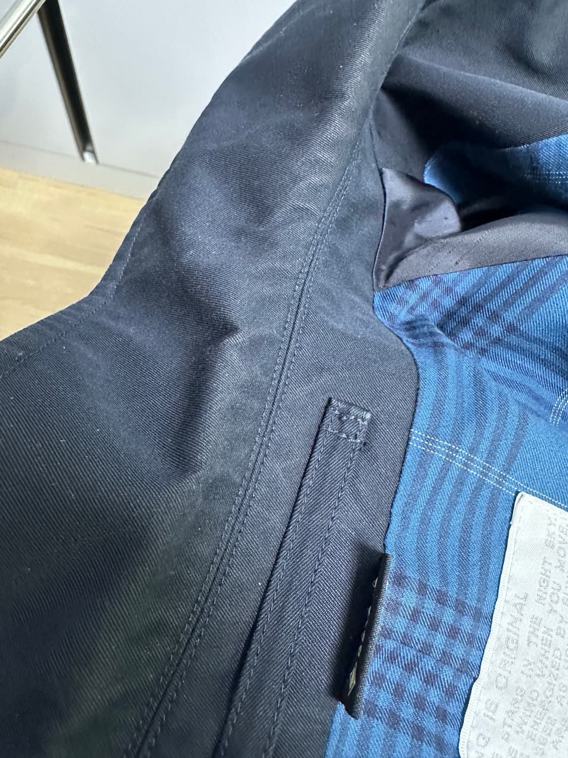 [s] 나나미카 고어텍스 발마칸 코트 네이비 상품이미지4