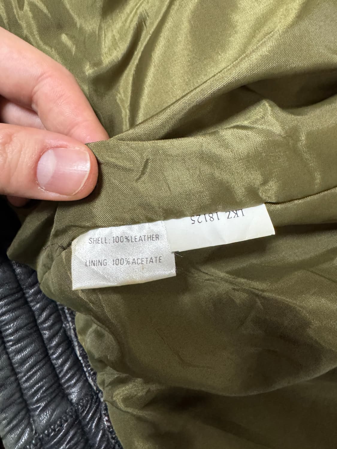 빈티지 리얼레더 봄버 상품이미지3