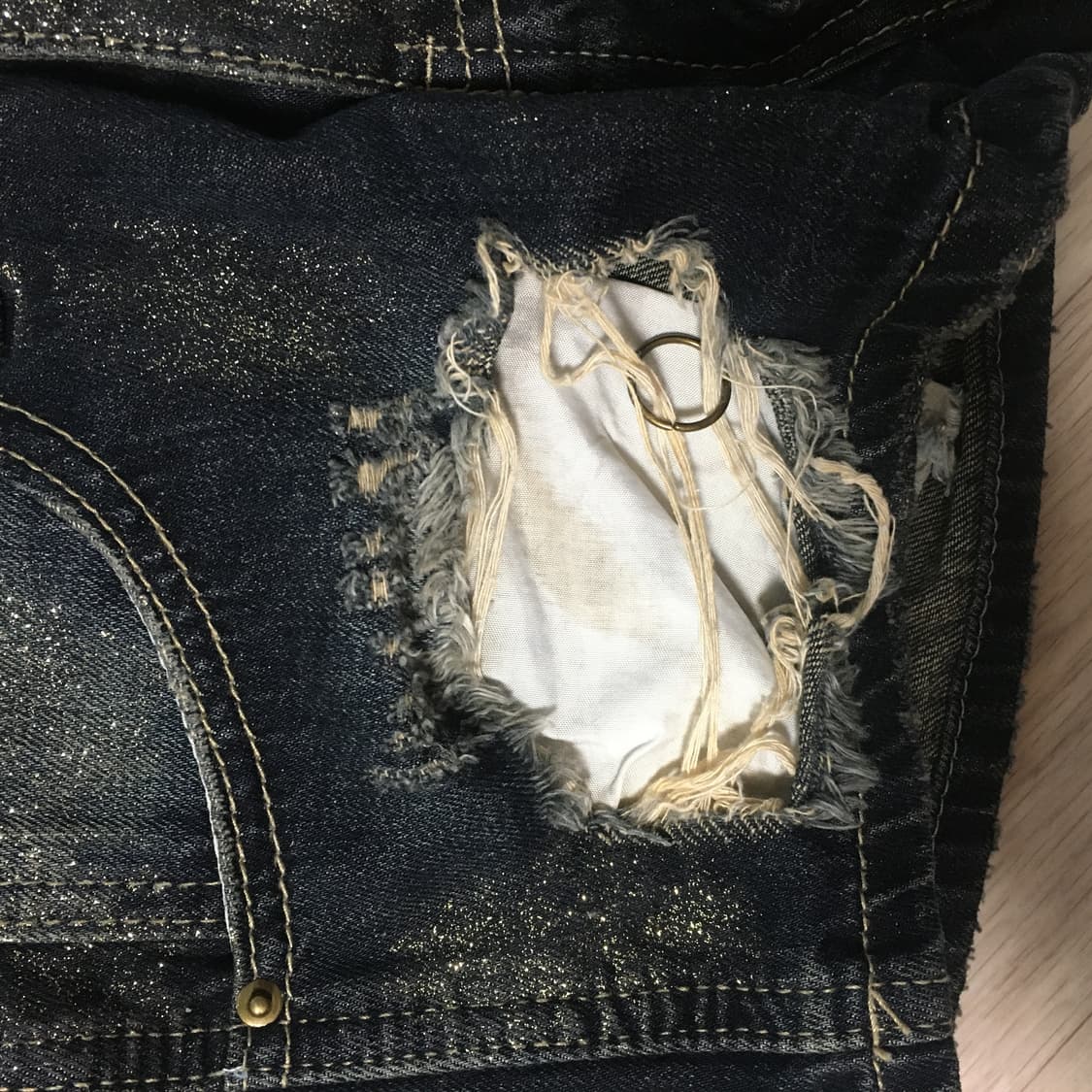 y2k 펑크갸루핀터깔 반바지 상품이미지7