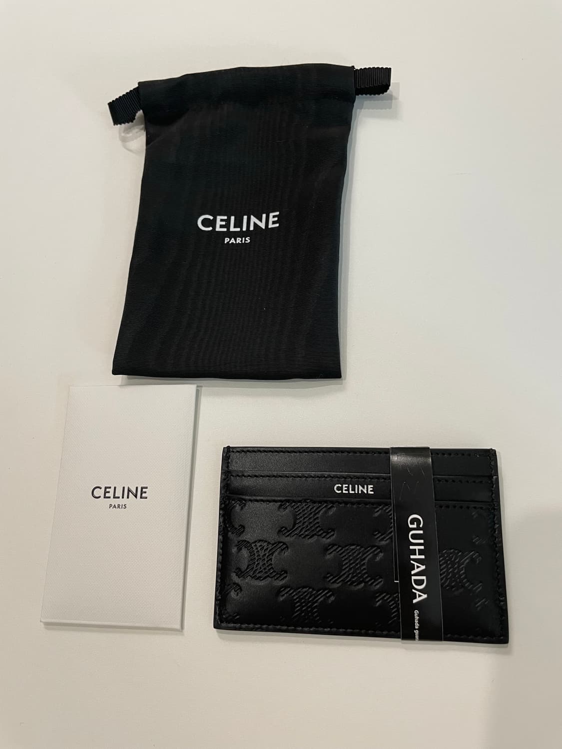 셀린느 카드지갑 블랙 새상품 판매 상품이미지3
