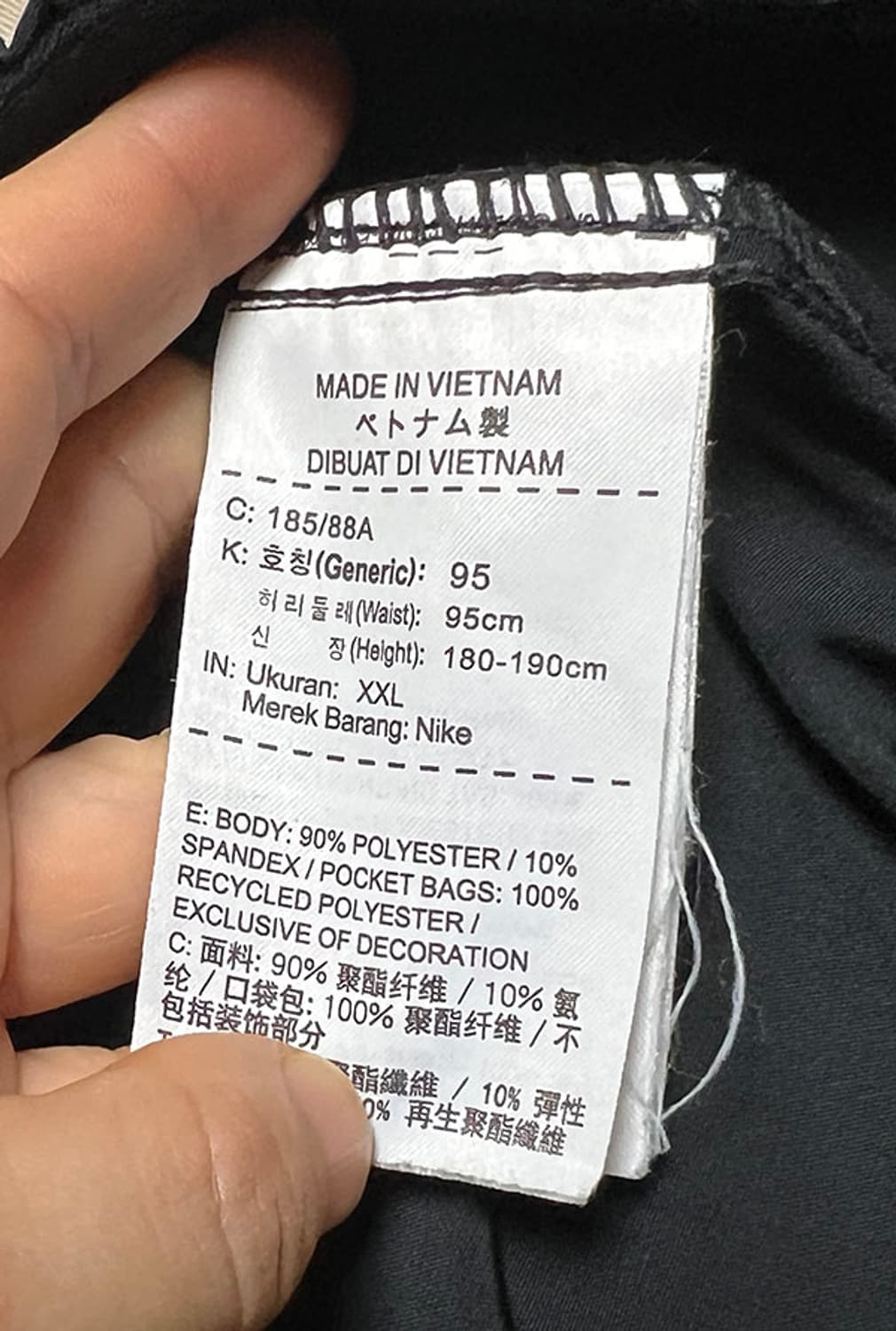 NIKE 나이키 플렉스 벤트 쇼츠 남자 반바지 블랙 스포츠 XXL 36 상품이미지4