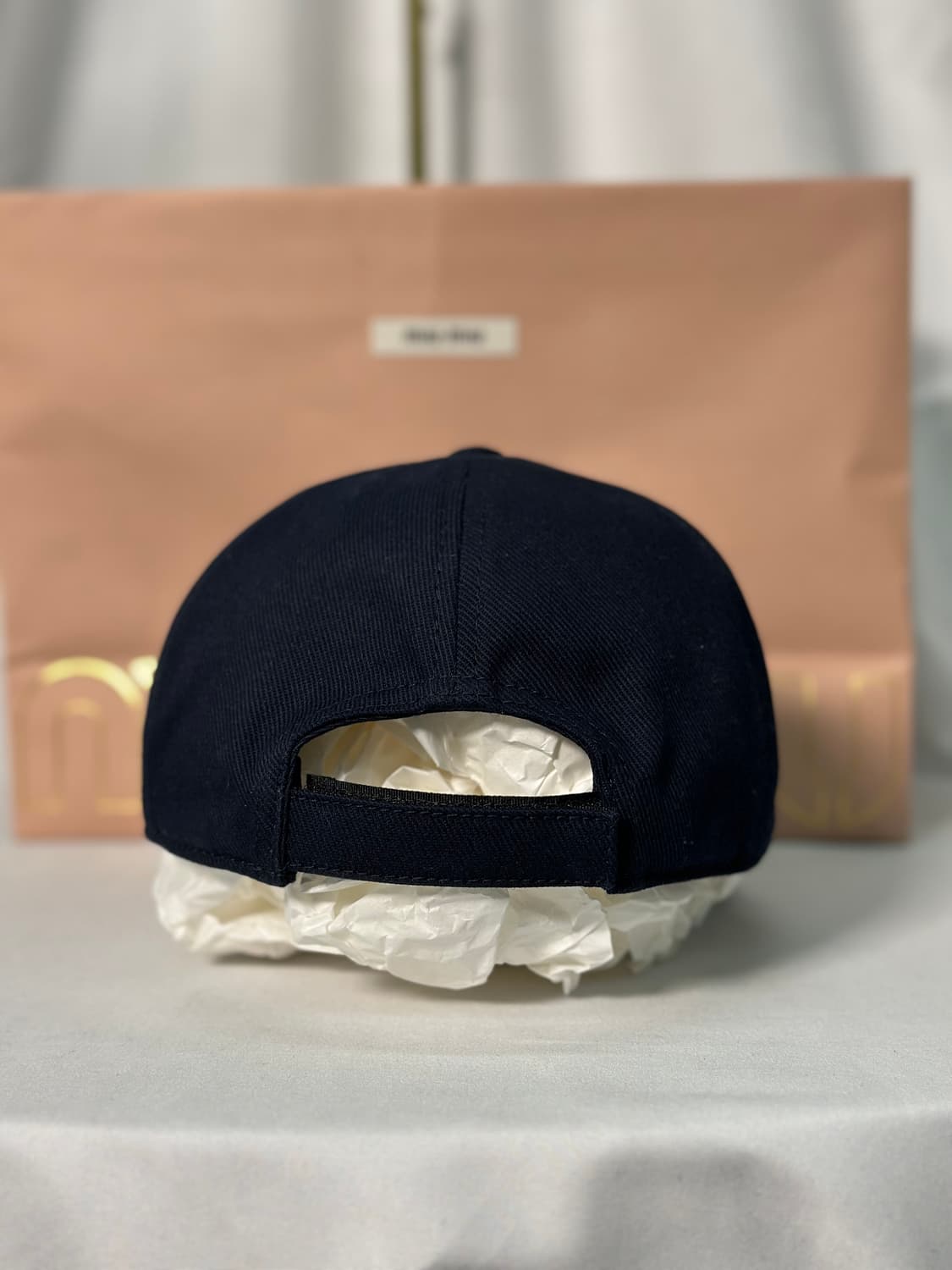 미우미우 드릴베이스볼 볼캡 L 상품이미지6