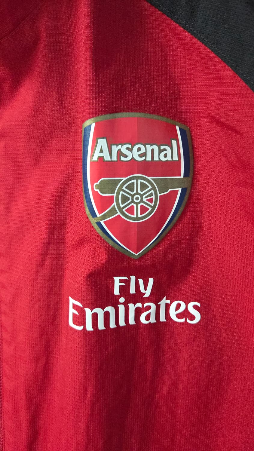 (착샷) 푸마 아스날 바람막이 유니폼 져지 레인 자켓 상품이미지2