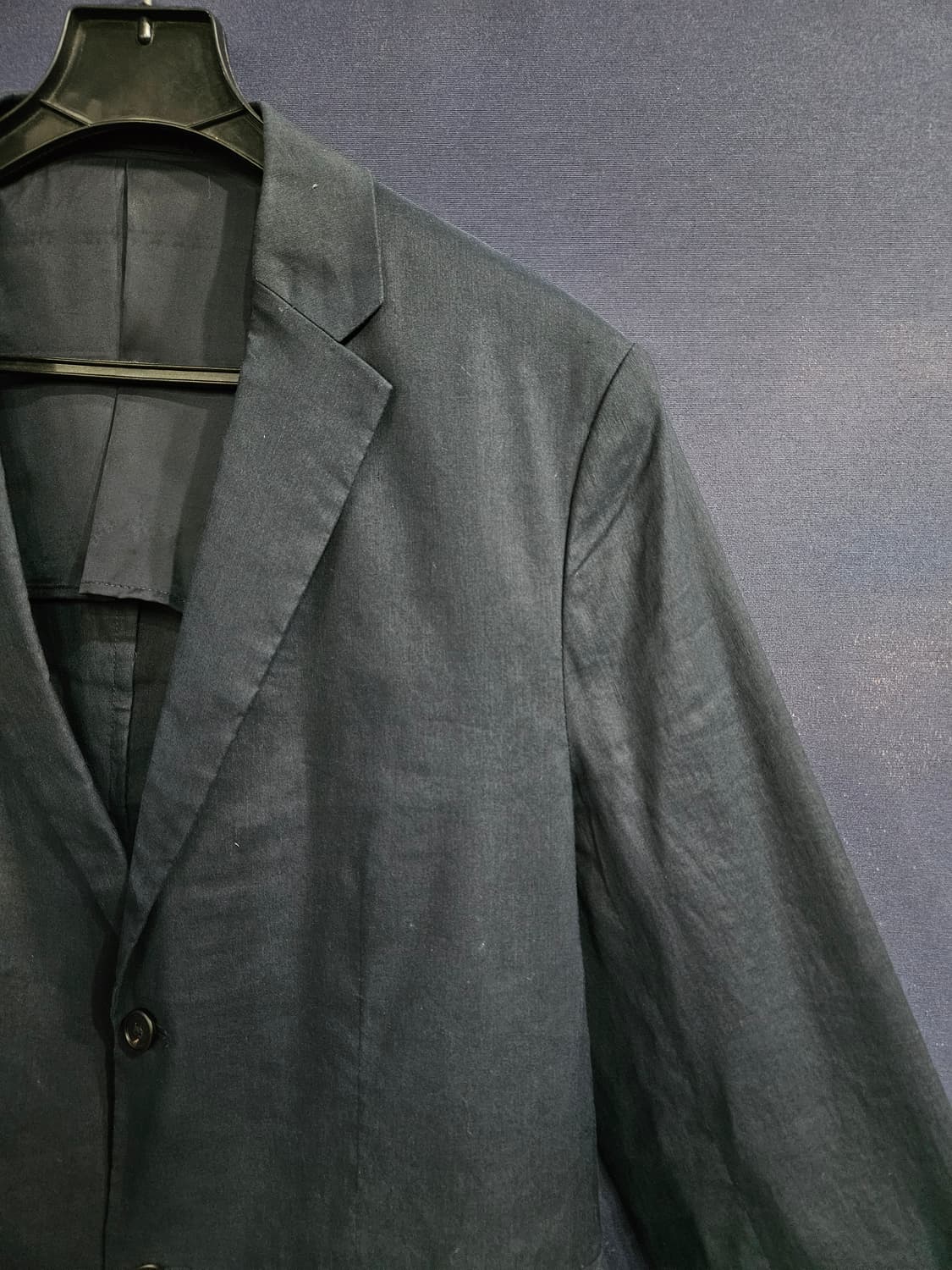 띠어리 네이비 남성 46 린넨 정장자켓  상품이미지4