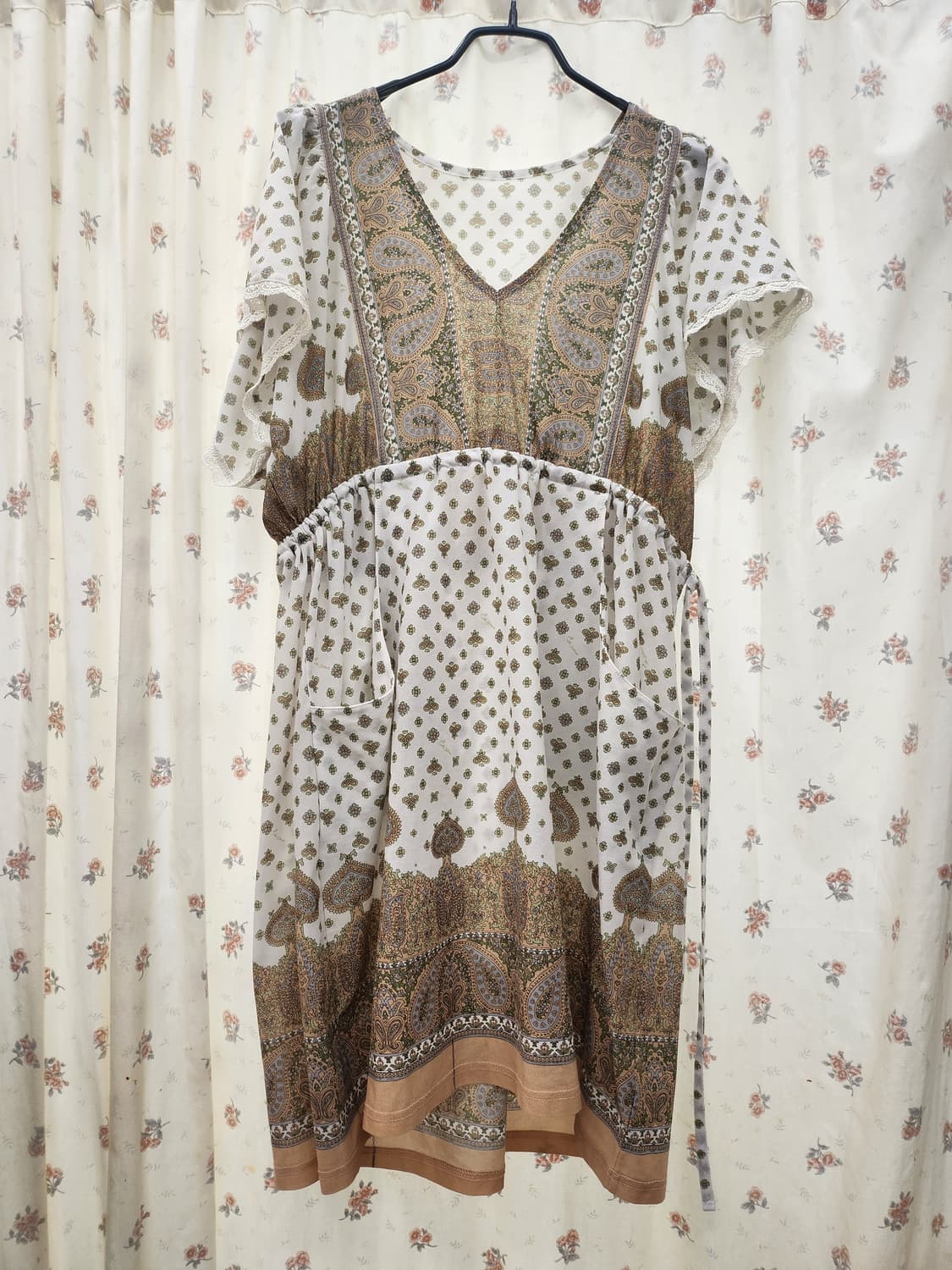 (지구샵) 히피 가오리핏 원피스 상품이미지1