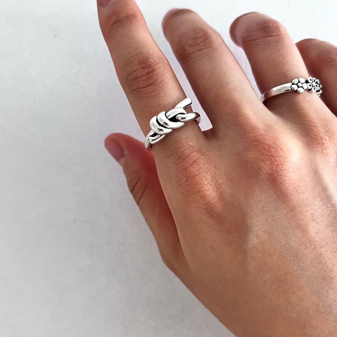 매듭 볼드 반지 상품이미지1