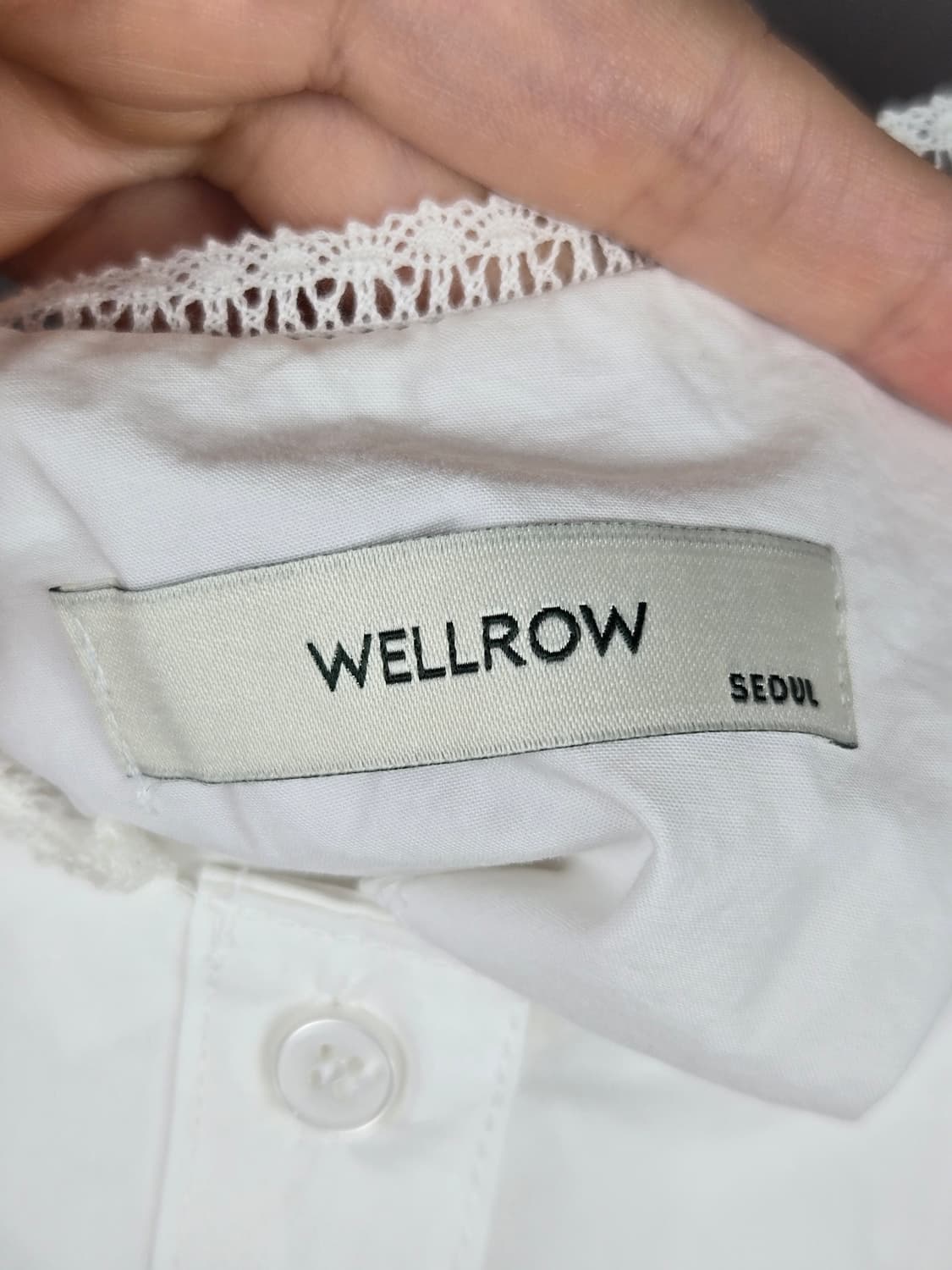 [무료배송]WELLROW 웰로우 F 레이스 뷔스티에 민소매 미니 원피스 상품이미지7