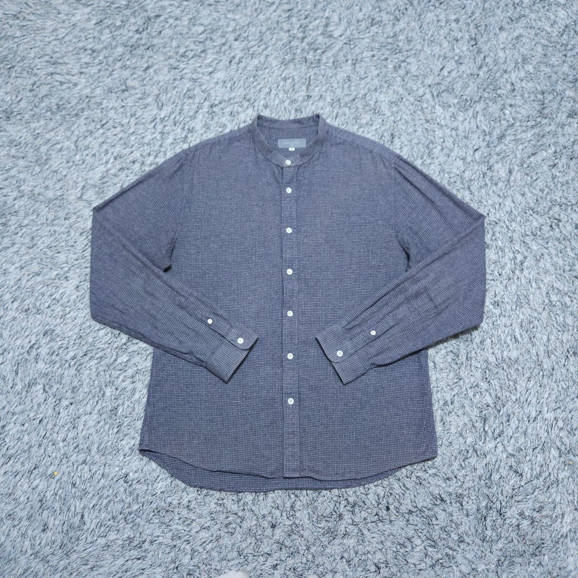 커스텀멜로우)110 남자 춘추 체크셔츠남방 / 왕눈이샵 상품이미지1