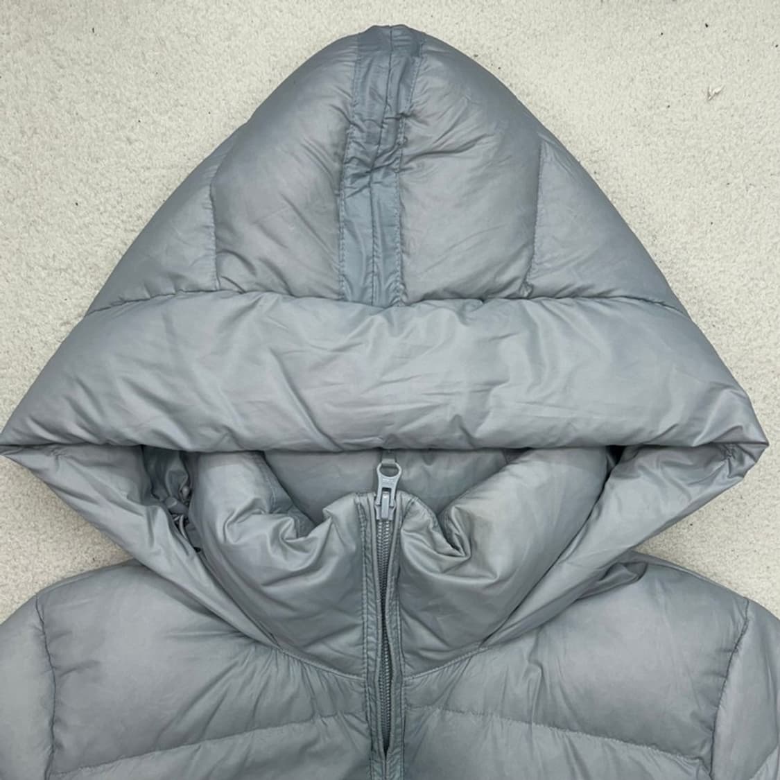 노스페이스 우먼즈 경량 덕다운 롱패딩 라이트블루 85 상품이미지5