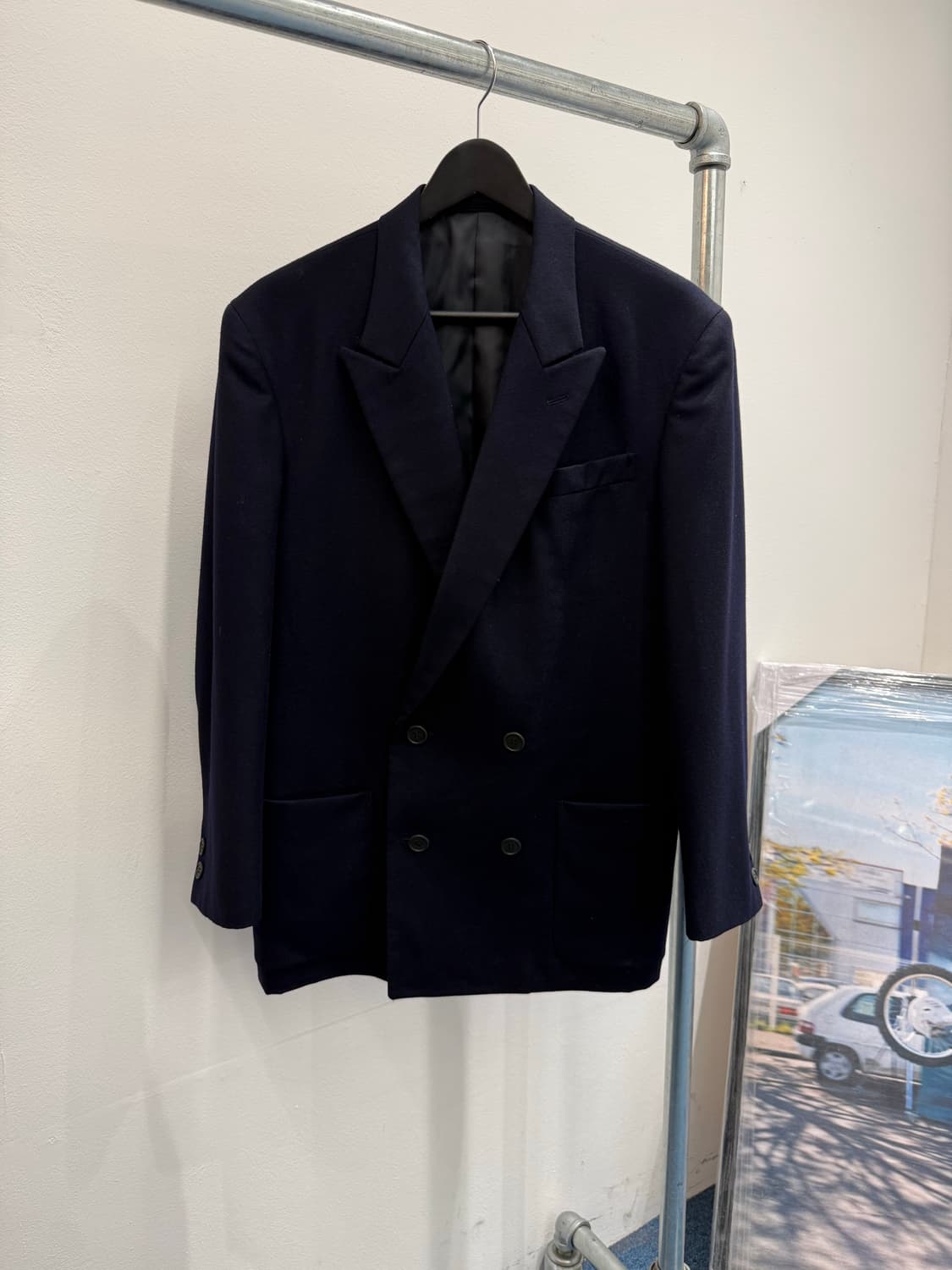 요지야마모토 더블 브레스티드 자켓 상품이미지1