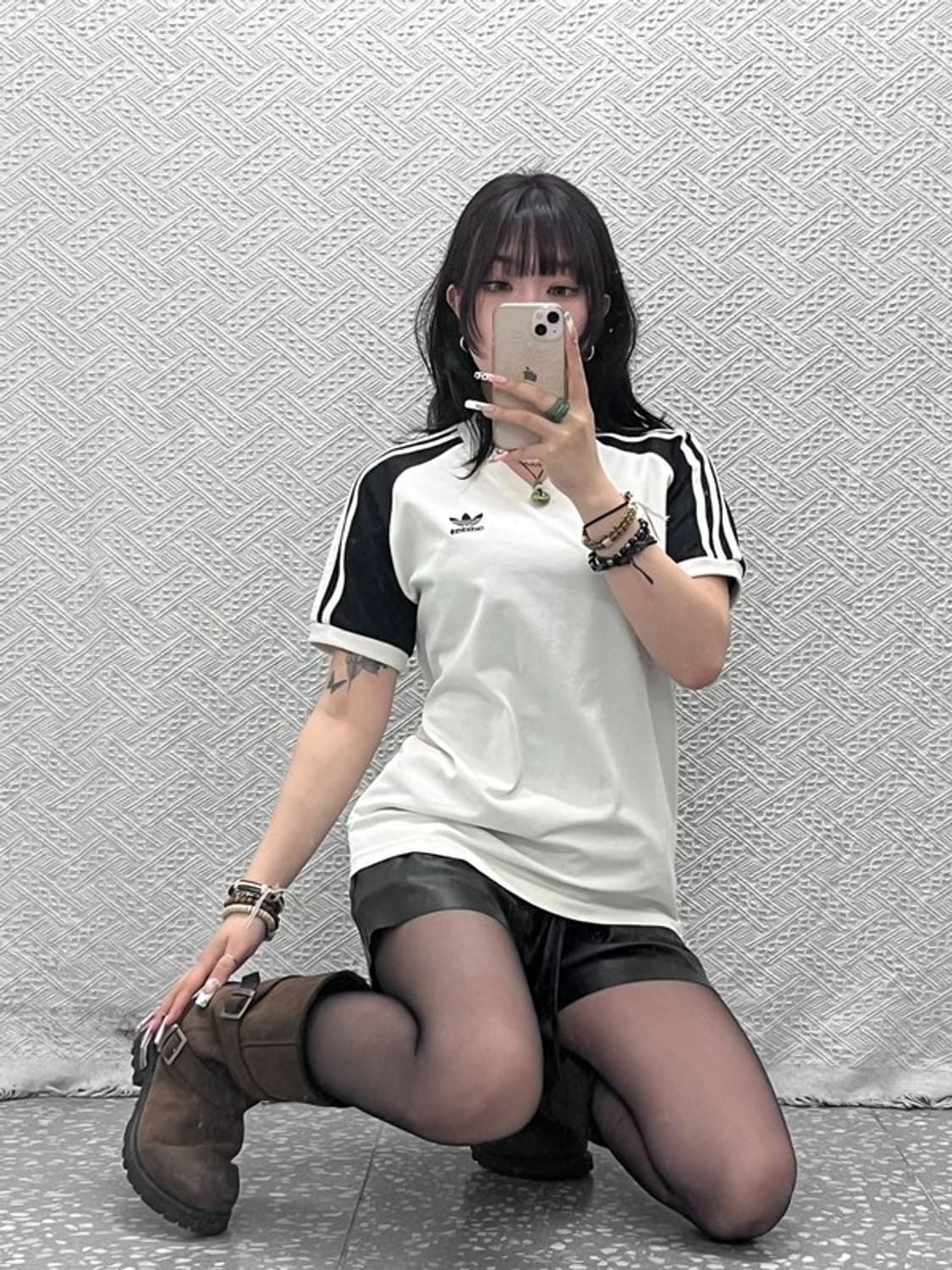 아디다스 희귀 빈티지 제우교역 링거티 반팔티 85 C11396 상품이미지1